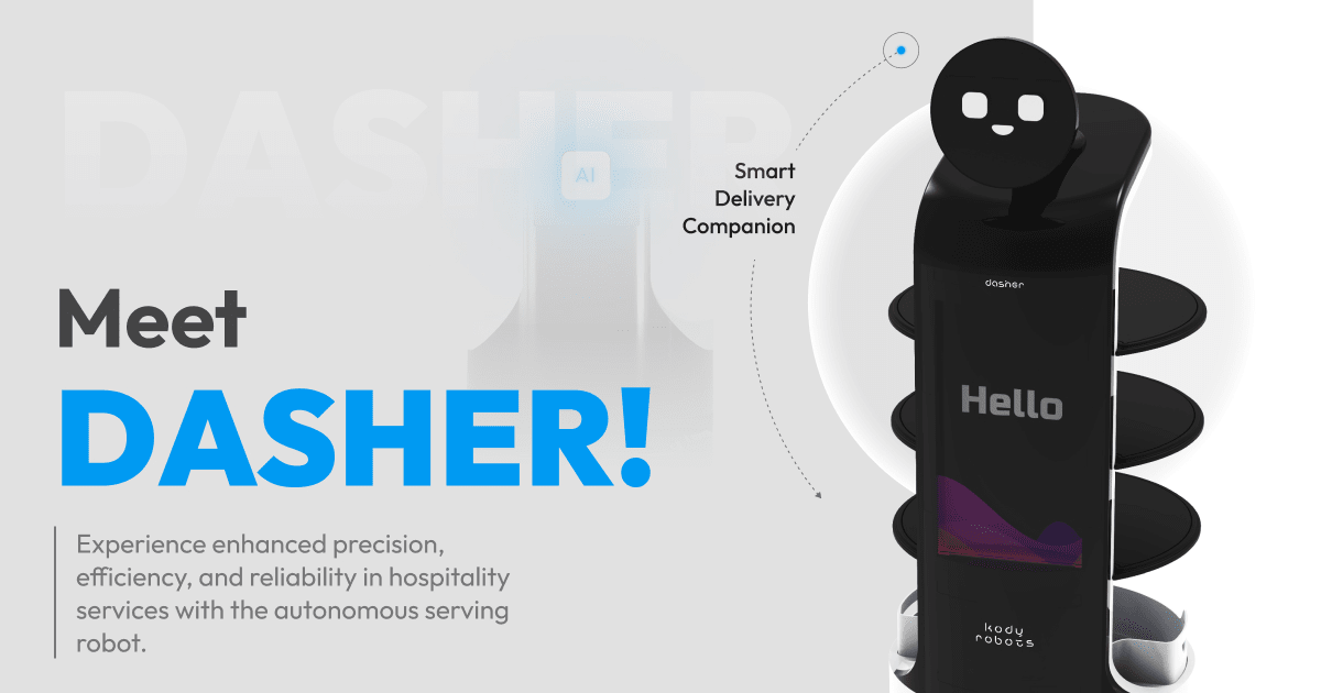 AI-Powered Serving Robot, Dasher