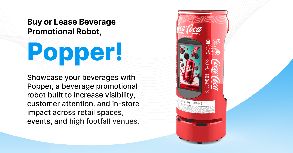 Beverage Promotional Robot, Poppe